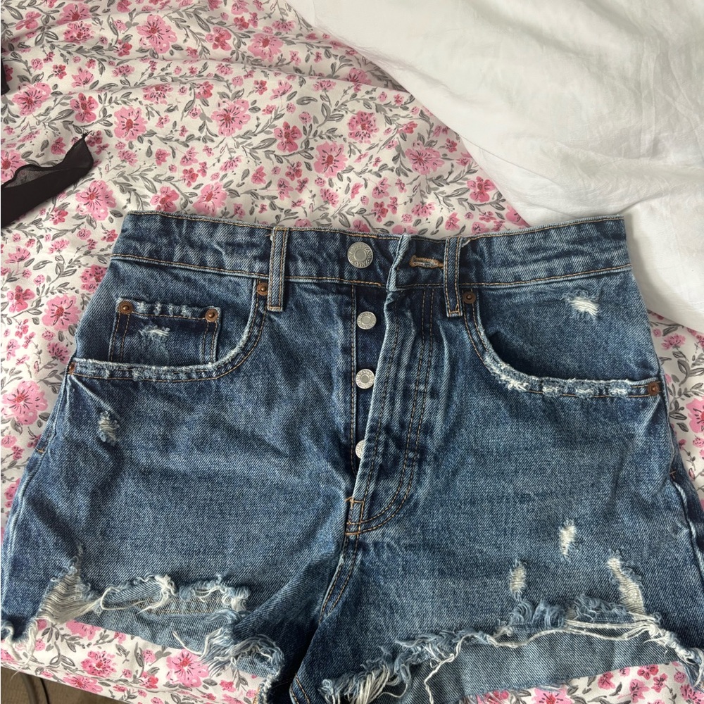 Zara denim shorts
